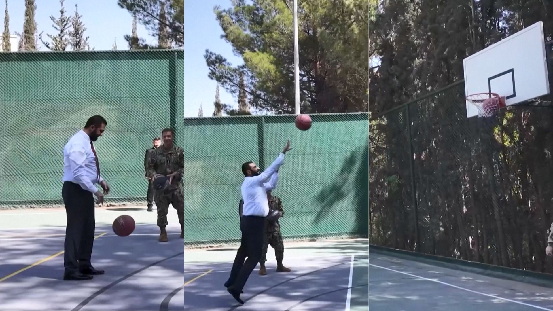 Diplomacia na Quadra: Presidente Sírio Joga Basquete com Militares dos EUA Antes de Cúpula Histórica com Trump